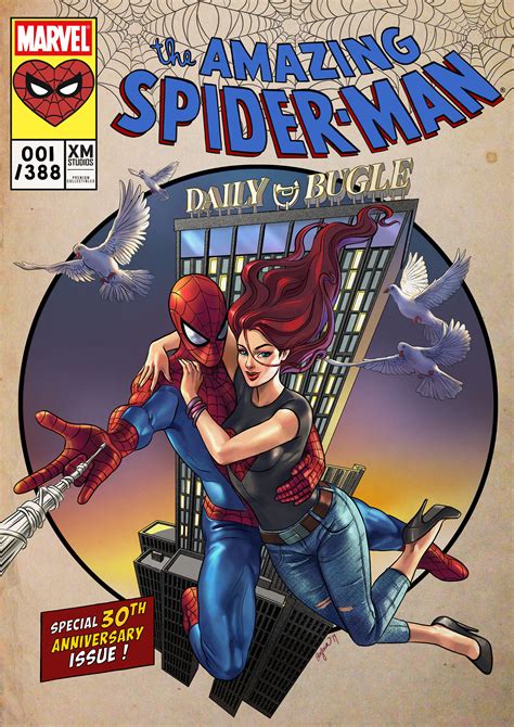 mary jane watson and spiderman|More.